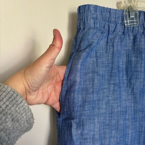 Talbots Women’s linen cotton blend a-line drawstring light weight skirt NWT PXL! - Picture 5 of 9